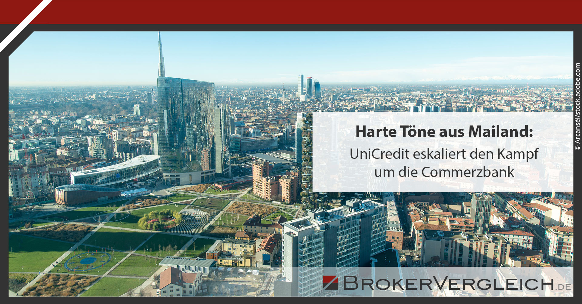 Social Media Grafik zur News: Harte Töne aus Mailand