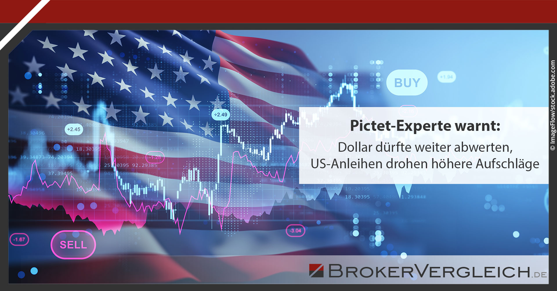 News: Pictet-Experte warnt: Dollar weiter abgewertet, US-Anleihen drohen höhere Aufschlläge
