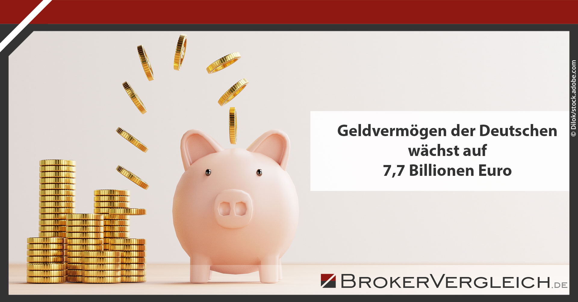 Geldvermögen der Deutschen wächst auf 7,7 Billionen Euro