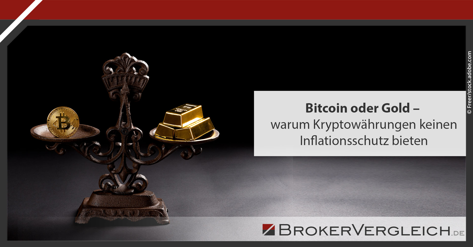 Bitcoin oder Gold - warum BTC keinen Inflationsschutz bietet